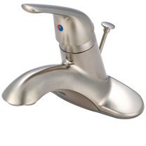 Pioneer Faucets L-6260H Elite 1.2 GPM Deck Mounted Centerset Bathroom Faucet - Nickel