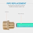 thumbnail image 2 of Miangastore 4pcs Bushing Garden Hose Fitting 3/4" to 1/2" Quick Connect Hose Adapter, 2 of 7