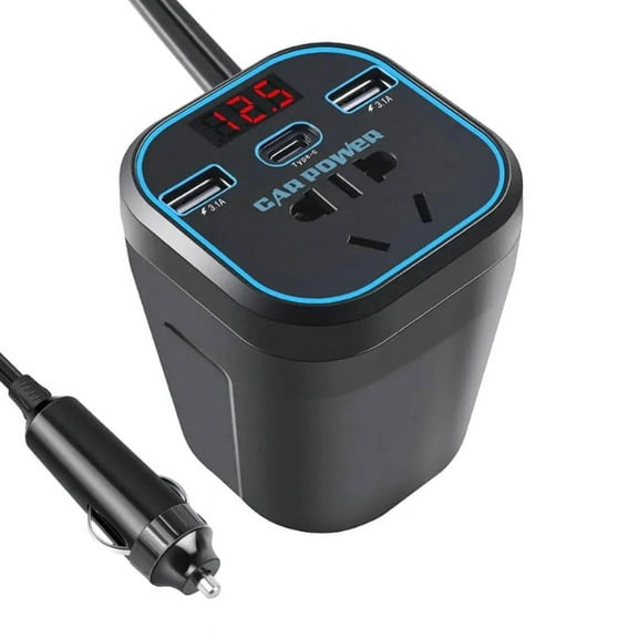 Car Charger Inverter Power Inverter 12V 24V DC to 220V AC Converter Car Adapter Plug Socket