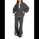 thumbnail image 2 of Conjunto de 2 Piezas para Mujer: Sudadera Informal de Larga con Cremallera y Pantalones Deportivos de Pierna Gris XXL, 2 of 10