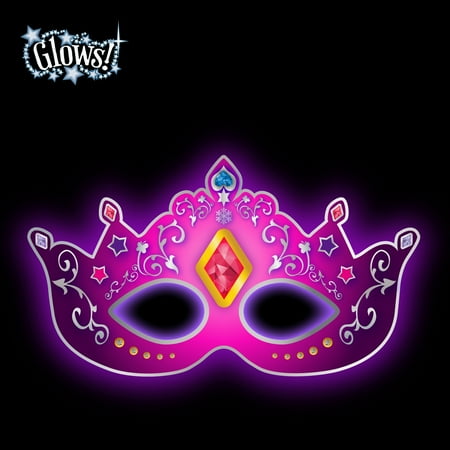 glow stick tiara eye mask purple walmart com