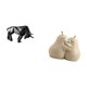 thumbnail image 5 of Escultura Moderna De Resina De Toro Y Soporte Para Libros Con Forma De Pera Abrazada, Figura Abstracta, Adorno Coleccionable Para Entrada, Mesa, Escritorio, Estante De Oficina, Excelente Mano, 5 of 8