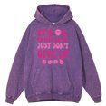 thumbnail image 4 of Sudadera con capucha retro desgastada It's Ok To Not Be Ok Just Don't Give Up para hombre, sudadera holgada, 100 % algodón, sudadera cálida para otoño, 4 of 4