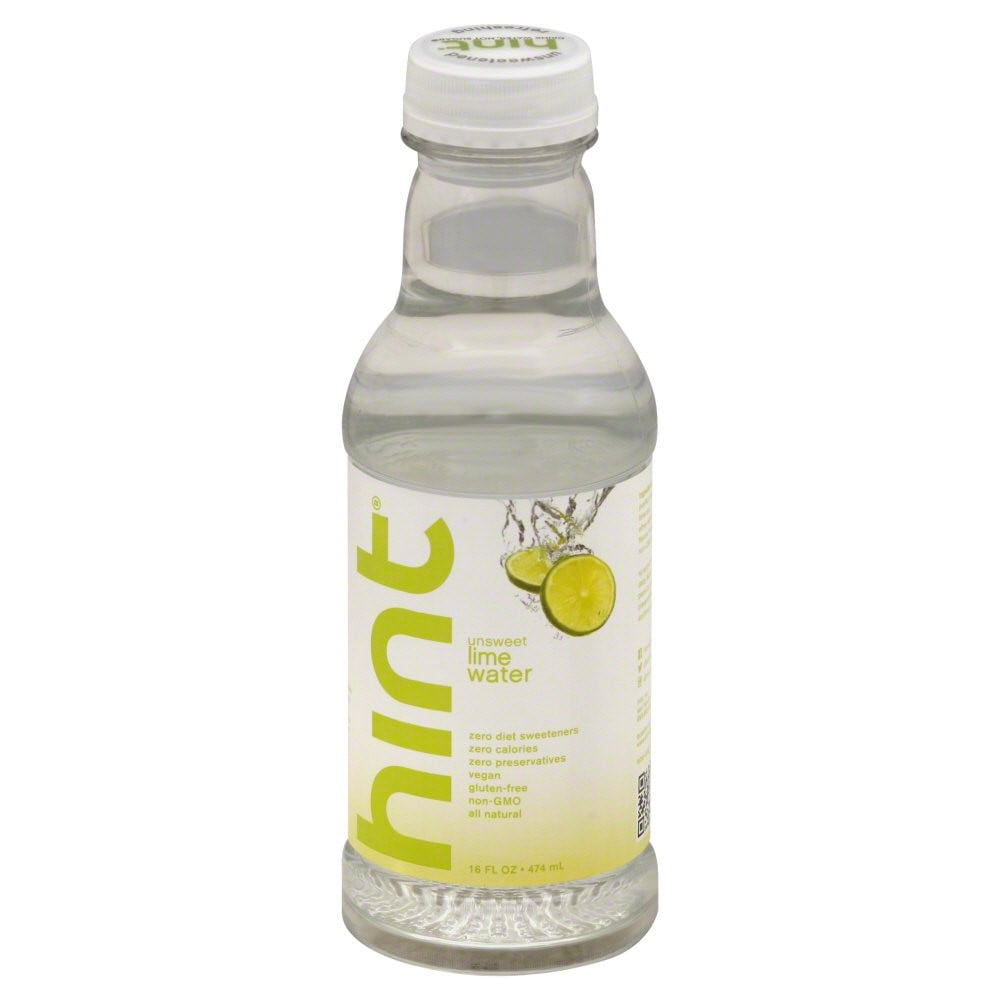 Hint Premium Flavored Water, Lime, 16 Fl Oz