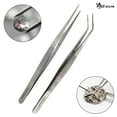 thumbnail image 2 of A2zscilab Pro Matte Jewelry Tweezers Multipurpose Stainless Steel Straight Curved Diamonds Tweezers for Watch Repair, 2 of 6