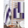 thumbnail image 2 of Gray Purple Kitchen Dish Towels for Drying Dishes Set of 4, Modern Gradient Geometric Waffle Weave Microfiber Hand Tea Bathroom Towels Quick Dry & Absorbent Towel 15.7x23.6, 2 of 7