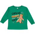 thumbnail image 3 of Inktastic Official Cookie Tester Cute Gingerbread Boys or Girls Long Sleeve Toddler T-Shirt, 3 of 5