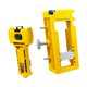 thumbnail image 5 of Plantilla para bisagras de puerta, kit de instalación de bisagras portátil y fácil de instalar para carpinteros. Amarillo, 5 of 7