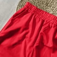 thumbnail image 4 of FRSASU Basic Quick Dry Basketball Shorts for Men Solid Drawstring Lightweight Gym Short Breathable Stretch Athletic Shorts Red, 4 of 4