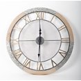 thumbnail image 1 of Horloge Murale en Bois et Métal, 1 of 1