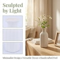 thumbnail image 2 of REGALWOVEN Modern Slim Ceramic Bud Vase, Small Skinny Decorative Flower Vases for Single Stem, Vase for Desktop Decor White Narrow Mouth 2.8"L x 2.8"W x 7.1"H, 2 of 6