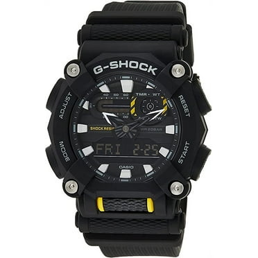 Casio GA900-1A Men's G-Shock Black Analog Digital Dial Strap Watch