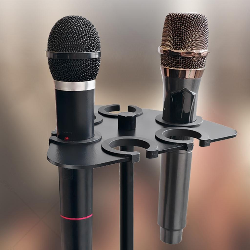 YongCo Versatilitys On-Stage Multi Mic Holder Mic Storage Stand Tray for Handheld, Dynamic, Corded or Wireless Microphones