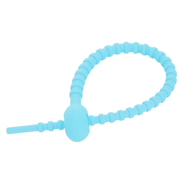 10 bridas de silicona coloridas para bolsas, correas para cables, bridas para pan, bridas de goma reutilizables, bridas de silicona para todo uso, bridas para cables, cordón de silicona, bridas de serpiente para el hogar, bridas para bolsas Rojo Verde