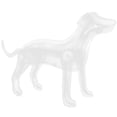 thumbnail image 1 of Raindrops 1Set Inflatable Dog Mannequin PVC Transparent Pet Clothing Display Model for Home Use, 1 of 8
