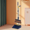 thumbnail image 1 of Brooms Indoor 180° Rotatable Standing Storage Magnetic Suction Type Snap Brooms And Dustpan Set With Scraping Teeth And Scraper Deep Cleaning Suitable For HomeTeissuly Clearance (Blue, ) Teissuly WER202308291540, 1 of 9