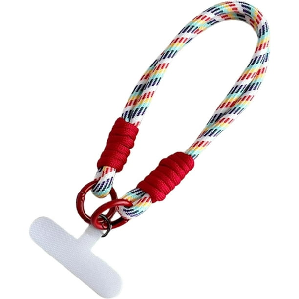 Cordones para teléfono celular para mujeres, correas de muñeca universales para teléfono con pestaña de sujeción, elementos esenciales para viajes y compras