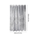 thumbnail image 3 of EGNMCR Rideau de Douche Texturé Uni Imperméable et Étanche Sans Perçage Rideau de Séparation de Salle de Bain Rideau de Douche en PEVA, 3 of 6