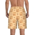 thumbnail image 3 of Kdxio Squirrel And Nuts Pattern Mens Casual Shorts - Drawstring Summer Beach Sports Shorts for Men, 3 of 9