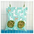 thumbnail image 1 of Bolsa de heno, bolsa colgante, soporte para comedero, contenedor dispensador de alimento para conejos, cobayas, animales pequeños, jaula para mascotas, accesorios, 1 of 5
