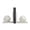 White Cube 10 lbs Solid Geometric Square S/2 6"W, 6"H, variant on CosmoLiving by Cosmopolitan 6" Cube Geometric 10 lbs White Marble Bookends (Set of 2)