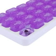 thumbnail image 2 of Unique Bargains Lightweight 31 Grids Keyboard Style Pill Dispenser Purple, 2 of 6