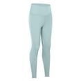 thumbnail image 5 of GEWSEY Yoga Leggings High Waisted Soft Pants Buttery Workout Athletic Lounge Yoga Pants (Light Green, XL), 5 of 6