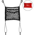 thumbnail image 3 of Super Duty 2-Layer Universal Car Seat Net Organizer Mesh Cargo Net Pouch Driver Storage Netting Pouch for Purse Phone Pets Dogs Kids Disturb Stopper (2 Layer Net), 3 of 7