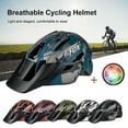 thumbnail image 2 of Casque de Cyclisme Léger Bat Fox Mtb - Casque de Vélo de Route Réglable pour Conduite Aérodynamique SafetyA04 red957, 2 of 5