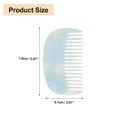 thumbnail image 4 of Peines de Dientes Anchos Unique Bargains para Mujeres, Peine de Tamaño de Bolsillo Anti-Estático para Cabello Rizado Grueso, Peine de Viaje, Mini Peine Retro de Dientes Anchos para Húmedo y Seco Azul, 4 of 7