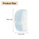 thumbnail image 4 of Peines de Dientes Anchos Unique Bargains para Mujeres, Peine de Tamaño de Bolsillo Anti-Estático para Cabello Rizado Grueso, Peine de Viaje, Mini Peine Retro de Dientes Anchos para Húmedo y Seco Azul, 4 of 7