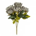 thumbnail image 1 of Green 7 Open Peony Bouquet Artificial Flower, 1 of 3
