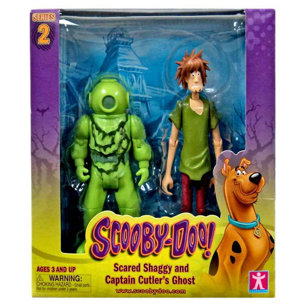 Scooby-Doo Scared Shaggy & Captain Cutler's Ghost Action Figure, 2 Pack ...