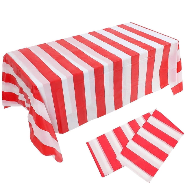 Great! Here's a polished and engaging product description for your **2pcs Striped Tablecloths for Circus Theme Party Decorations**:\n\n \n\n🎉 **Circus