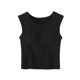 thumbnail image 1 of Tops de Manga Corta Sexy para Mujeres de Color Sólido con Almohadilla de Pecho sin Anillos de Acero, Top de Pijama Y Ropa Interior, 1 of 5