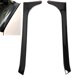 thumbnail image 4 of Divisor Lateral De La Ventana Trasera Embellecedor Lateral De La Ventana 2 Piezas Alerón Lateral De La Ventana Trasera Canard Wing Cover Trims Glossy Black Car Modification Amonsee Otros, 4 of 8