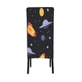 thumbnail image 3 of ZICANCN Universe Space Ship Chair Protectors Seat Covers , Dining Chair Slipcovers 1 Piece for Dining Room Hotel Kitchen, 3 of 8
