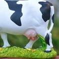 thumbnail image 7 of vlrwzc Mini Animal Resin Figurines 3D lifelike Cow Garden Decor Statues Art Miniature Cow Sculptures for Lawn,Pots,Home Ornament, 7 of 7