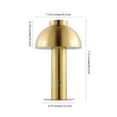 thumbnail image 4 of SAFAVIEH Niara 12 in. Statuesque Table Lamp, Brass Gold, 4 of 6