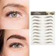 thumbnail image 4 of Unique Bargains Simulation Eyebrow Tattoo for Women 1 Pc Tail Hook,Brown, 4 of 5