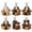 #13(6PCS), variant on Cute Ghost Acrylic KeyChains for Halloween, Ghost Halloween Ornament, Ghost Christmas Tree Ornament Party Decorations Supplies