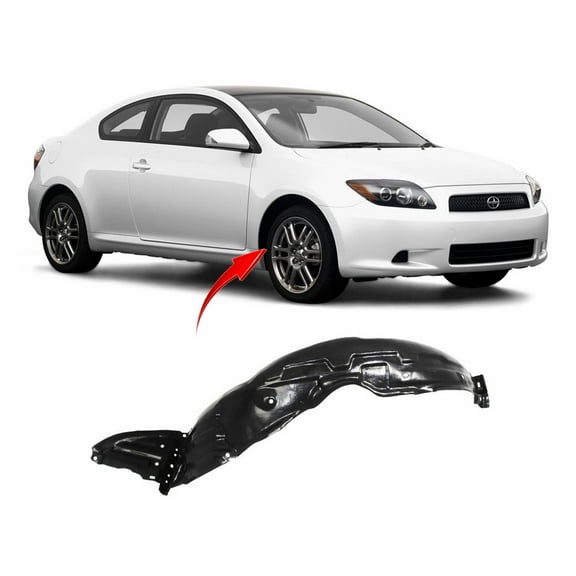 DCP Fender Liner Passenger Side for Scion tC 2005-2010 SC1249104 5387521060
