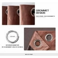 thumbnail image 2 of Elegant Velvet Curtains Dusty Rose Pink Grommet Curtains Thermal Insulated Soundproof Room Darkening Blackout Curtains/Drapes for Girls & Ladys Living Room/Bedroom Decor 52 x 84 Inch 2 Panels, 2 of 6