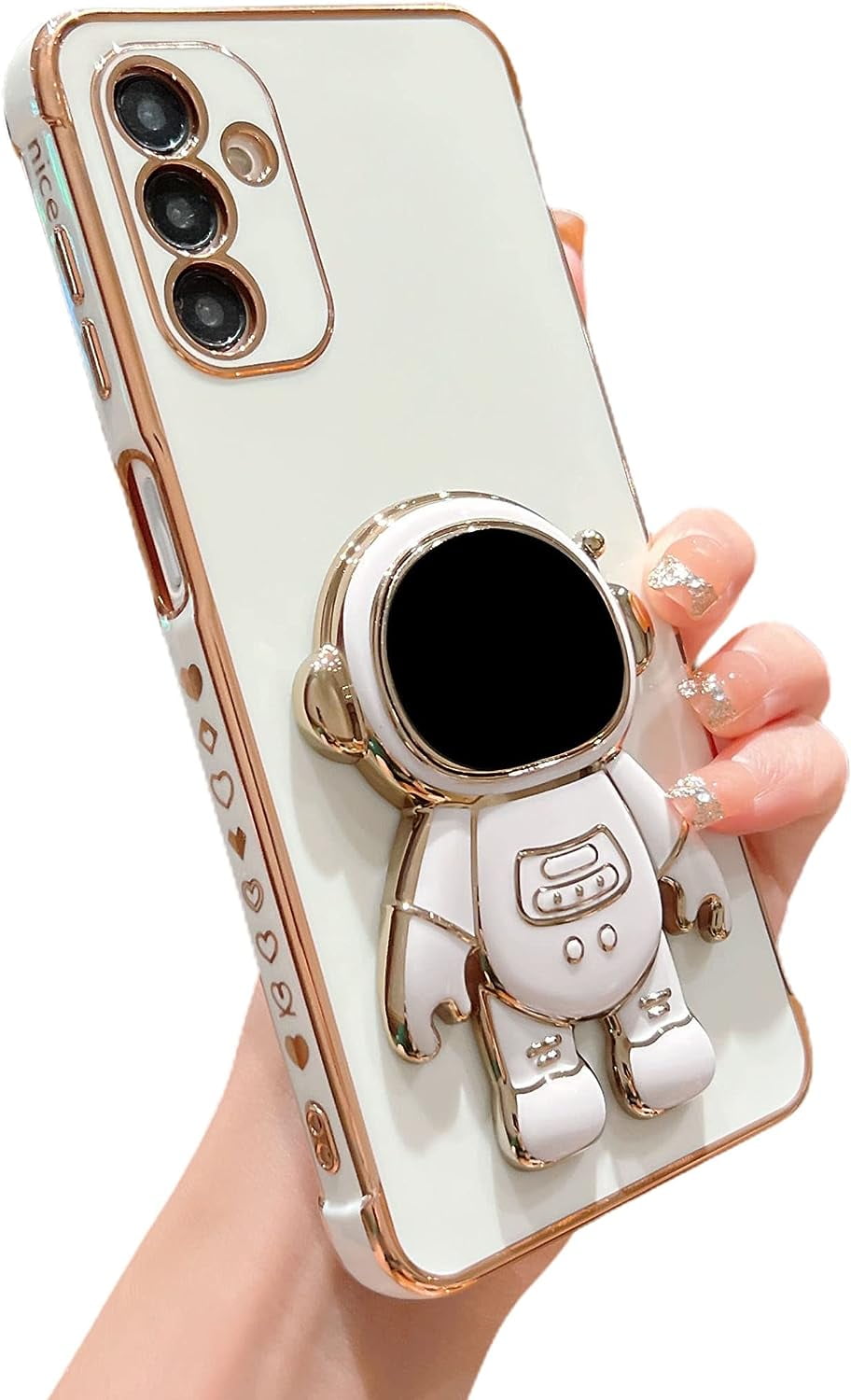 for Samsung Galaxy A54 5G 6.6 Phone Case with Luxury Plating Cute Cartoon Astronaut Stand Holder Case with Side Cute Small Heart Pattern Soft Shockproof Kickstand Bumper Cover (Purple) - Walmart.com for Samsung Galaxy A54 5G 6.6 Phone Case with Luxury Plating Cute Cartoon Astronaut Stand Holder Case with Side Cute Small Heart Pattern Soft Shockproof Kickstand Bumper Cover (Purple) - Walmart.com