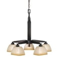 thumbnail image 1 of Vaxcel International H0115 Descartes II 5L Chandelier Architectural Bronze - Architectural Bronze, 1 of 1