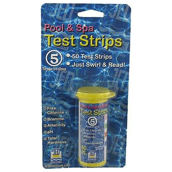 JED Pool and Spa 5 Tests-In-One Strips 50 Ct. 00-IT490
