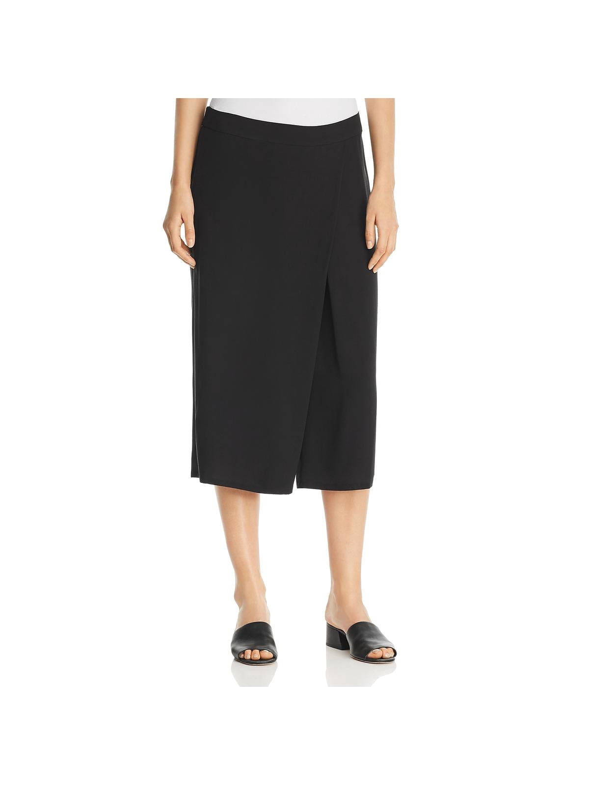 Eileen Fisher Womens Silk Wide Leg 