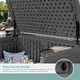thumbnail image 6 of Suncast Backyard Oasis 195 Gal Vertical Deck Box for Outdoor Storage, Gray, 6 of 9
