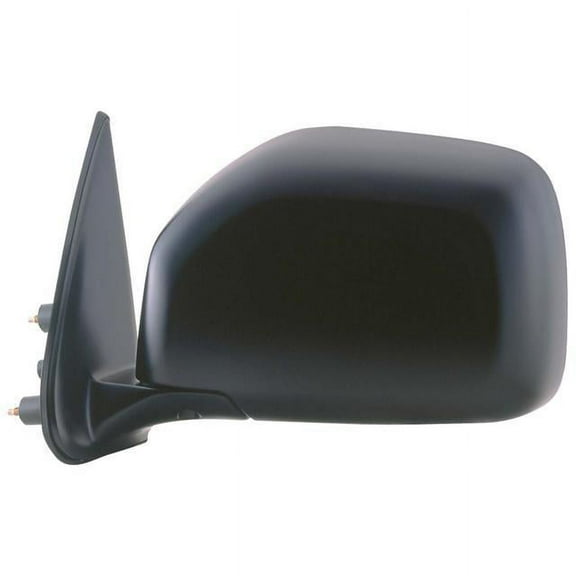 70042T - Fit System Driver Side Mirror for 01-04 Toyota Tacoma, black, foldaway, Manual