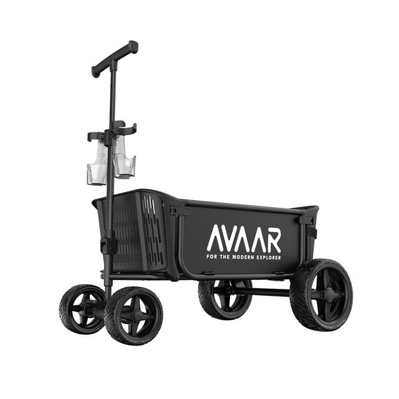 Avaar Go Monster All-Terrain Folding Wagon, Black